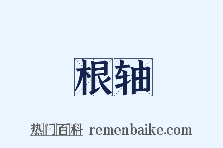 根轴是什么意思的图片